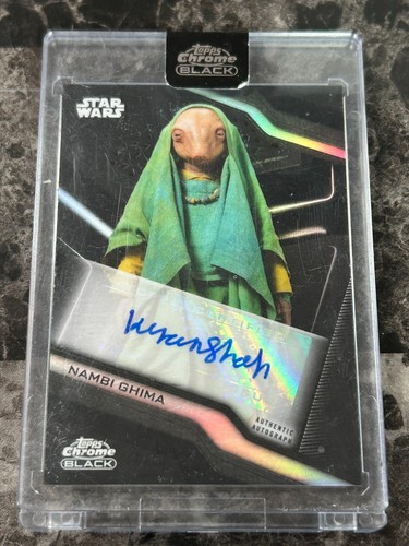 Autografo topps chrome - topps, nero