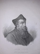Ritratto/ Andrea Alciato Giurista Insegnante/ Como Maffeis acquaforte 1837