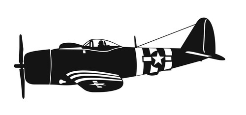 P47 thunderbolt aufkleber - thunderbolt,