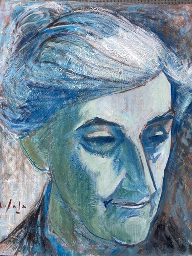 Bella pittura olio cartone - bella,