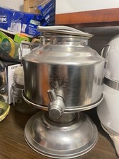 Contenitore fusto olio Inox 18/10 Belvivere 5 lt con piedistallo e rubinetto