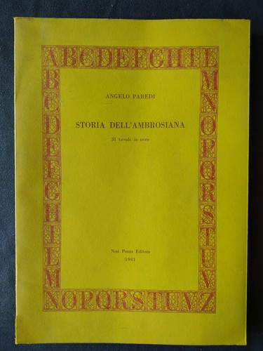 Storia dell ambrosiana angelo - storia, dell'ambrosiana