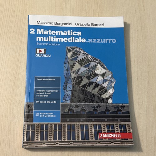 Libro scolastico matematica - libro,