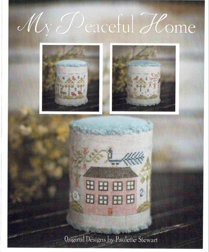 Peaceful home cross - home, stitch