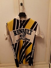 VINTAGE MAGLIA CICLISMO RENAULT ELF CYCLES GITANE BICI BICICLETTE 