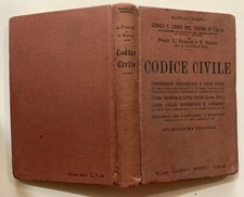 MANUALI HOEPLI CODICE CIVILE 1941 CODICI LEGGI REGNO D'ITALIA
