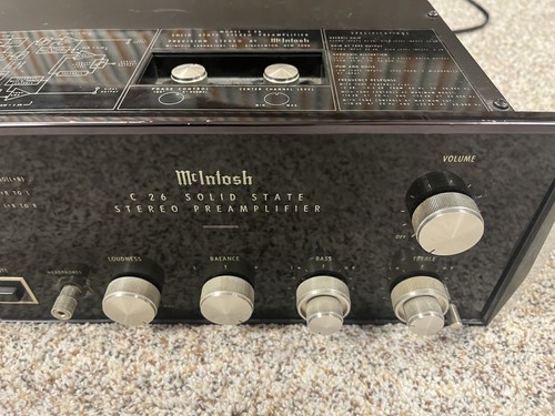 Mcintosh c26 solid state - solid,