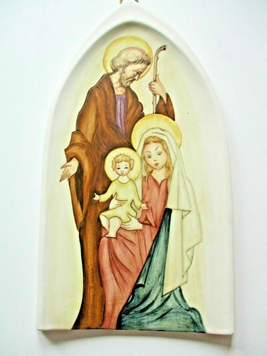Placca ceramica con sacra - di,