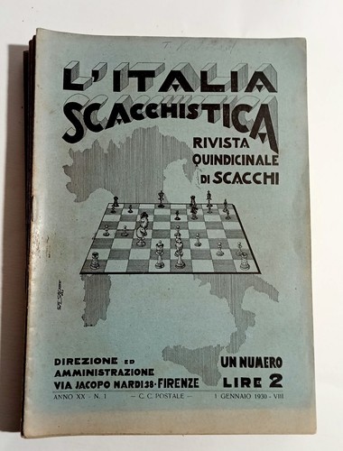 Italia scacchistica 1930 - l'italia,