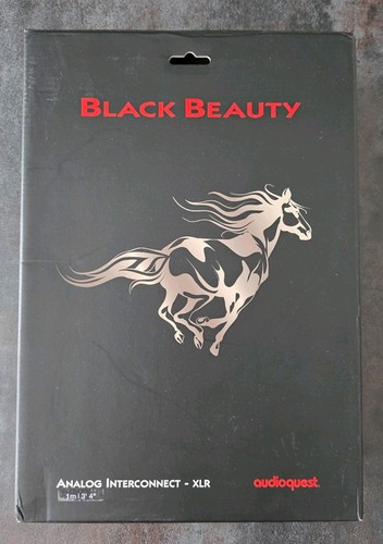 Audioquest black beauty xlr - black, 1m