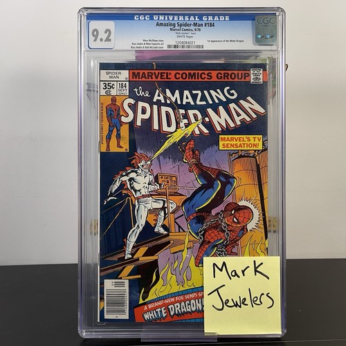 Amazing spider man 184 cgc - amazing, spider-man