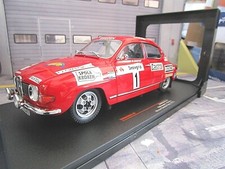 SAAB 96 V4 Ford Rally Svezia 1973 #1 Blomqvist Bosch Castrol IXO NUOVO 1:18