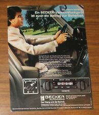 Rara Pubblicità BECKER MEXICO