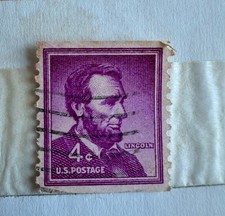 Francobollo Usa 1956 "Abraham Lincoln 4 cents"