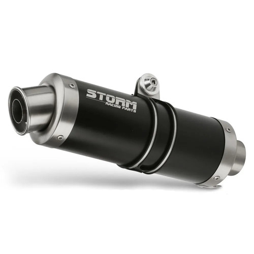 Scarico storm mivv nero - scarico,