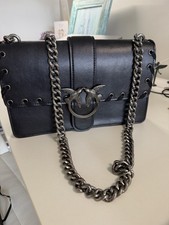 PINKO Love Bag (Black Leather