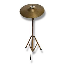 Piatto vintage Alejian Hi-Hat 10” fondo Italia UFIP epoca bronzo batteria piatto