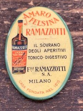 Specchietto pubblicitario Amaro Felsina Ramazzotti Milano anni’30
