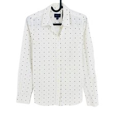 GANT Camicia Bianca Con Stampa A Pois Taglia EU 34 UK 8 US 4