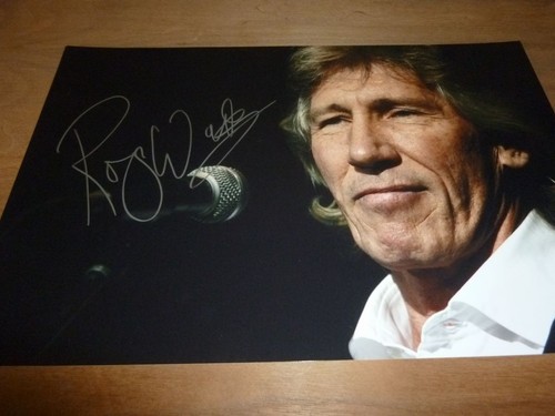 Roger waters signed 12x8 photo - signed,
