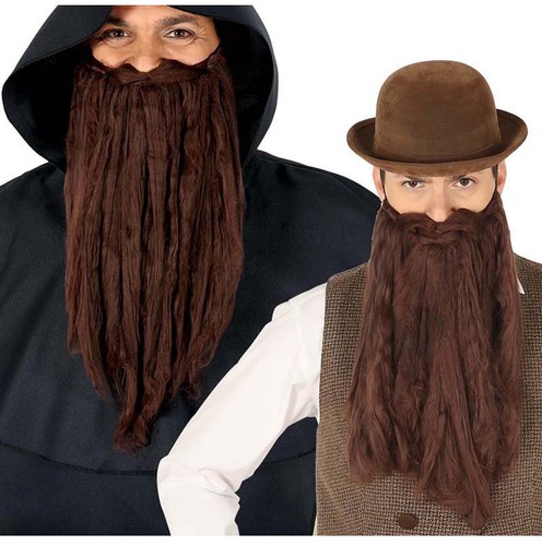 Barba marrone lunga - barba,
