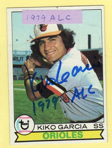 Autografo kiko garcia 1979 alc - autografo,