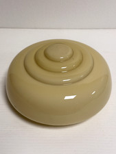 Antico paralume in vetro beige