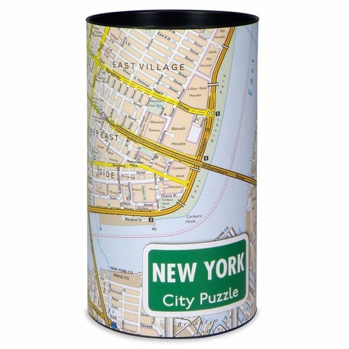 Puzzle mappa strada new york - strada,
