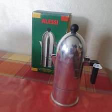 vecchia MACCHINA' CAFFE' CAFFETTIERA coffee maker *  ALESSI nuova con SCATOLA