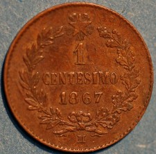 1867 M Italia Centesimo