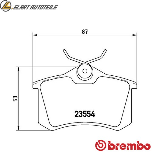 Kit pastiglie freno disco p - kit,