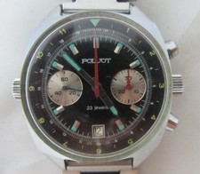 CRONOGRAFO SOVIETICO POLJOT STURMANSKIE MOVIMENTO 3133 PERFETTAMENTE FUNZIONANTE