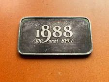 RARO LINGOTTO ARGENTO "Banca Popolare Commercio Industria: BULLION BAR - 25 grammi