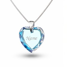 Damen Kette mit Gravur Silber