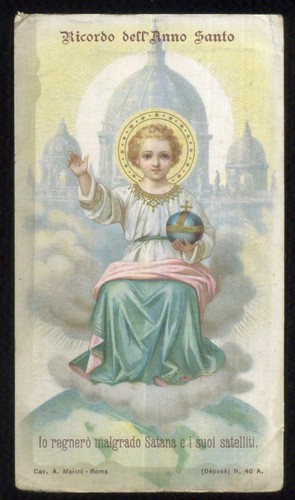 Santino holy card - santino,