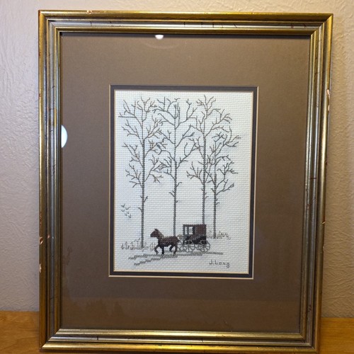 Vintage amish cavallo - cavallo, e