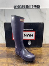 Hunter Stivale Da Pioggia Gomma Viola  Icon Boot Rain Donna 38