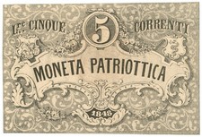5 LIRE CORRENTI MONETA