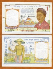 Indocina francese, 1 Piastre