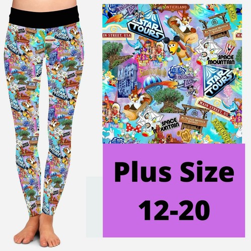 Leggings donna magic kingdom - leggings,
