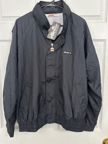 Giacca vento nera ellesse - giacca,