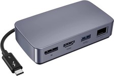 SIGILLATO - ULTIMO 5K Thunderbolt Hub 4 in 1 - ideale per Mac e PC