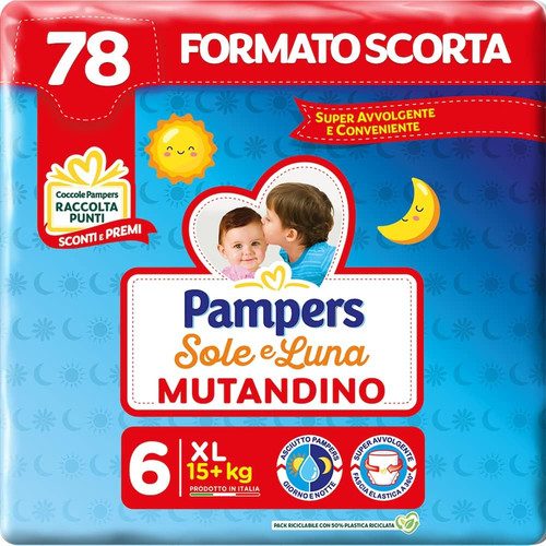 Sole luna pannolino a - luna,