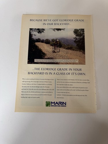 Original 1993 marin eldridge - marin,