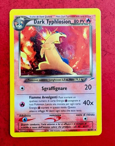 Lotto carte pokemon dark - lotto,