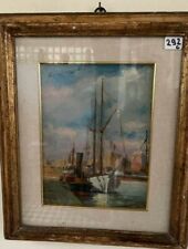 Dipinto antico - Porto di