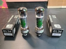 EL34 -electro harmonix- matched pair Tubo elettronico/Valvola Pentodo di potenza