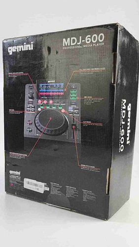 Gemini mdj 600 lettore - mdj-600,