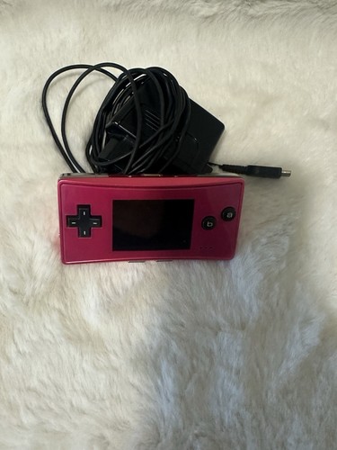 Game boy micro rose console - game,
