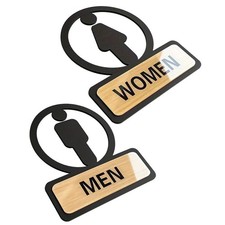  2 Pcs Cartelli Bagno Cartello